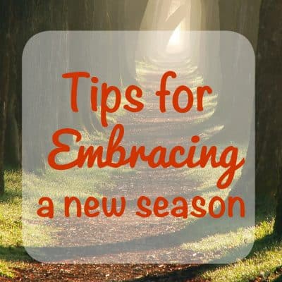 Tips for Embracing the New Season #StillGoing