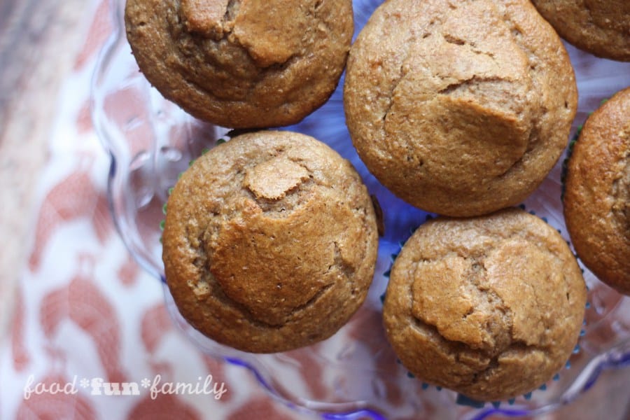 Brain Food Snacks for Middle Schoolers - Banana Bran Muffins