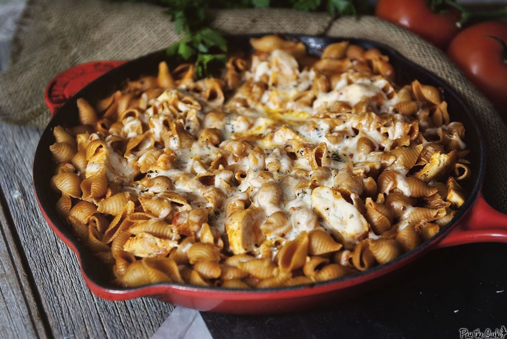 skillet-chicken-parm-pasta