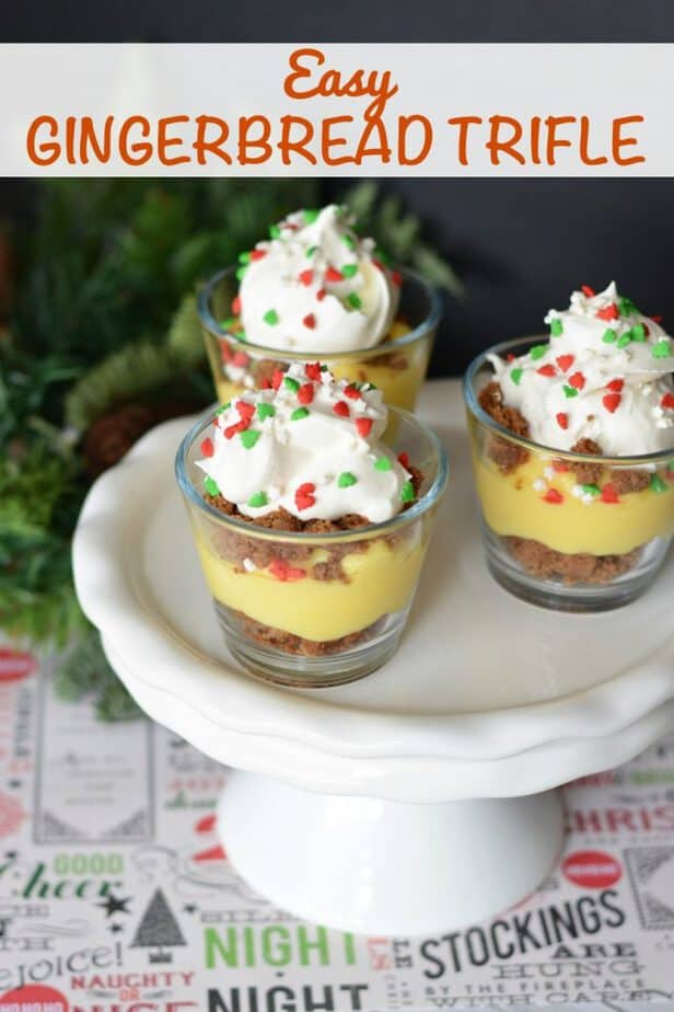 Easy Gingerbread Trifle Recipe from This Mama Loves