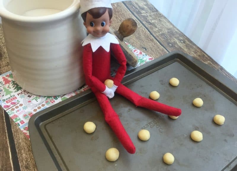 elf on the shelf elf size cookies