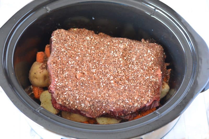 Slow Cooker Coffee Rubbed Roast