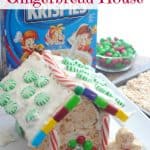 Rice Krispies Treats Gingerbread House from This Mama Loves