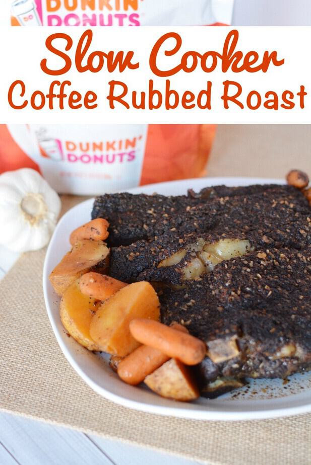 Slow Cooker Coffee Rubbed Roast Recipe from This Mama Loves
