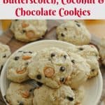 Butterscotch, Coconut Chocolate Cookie Recipe from This Mama Loves