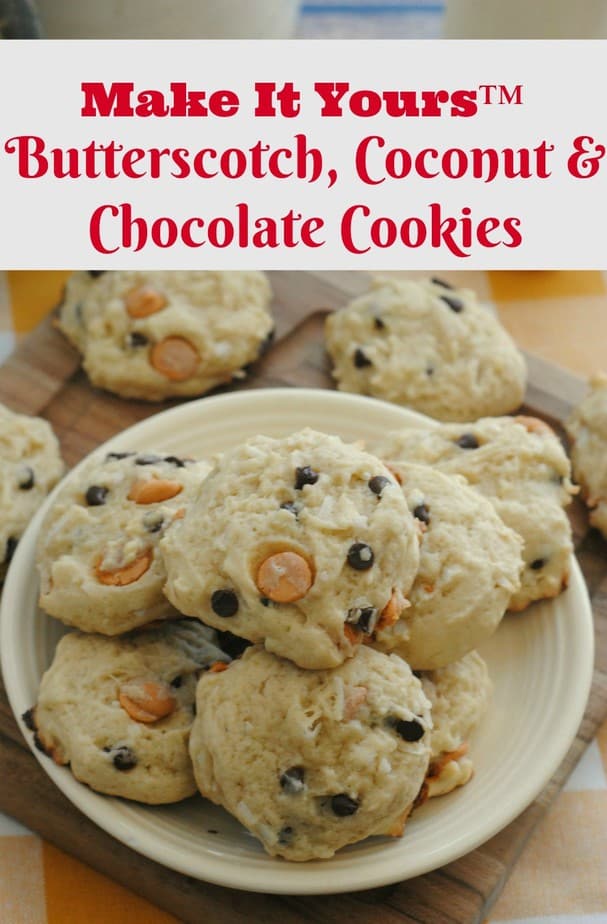 Butterscotch, Coconut Chocolate Cookie Recipe from This Mama Loves