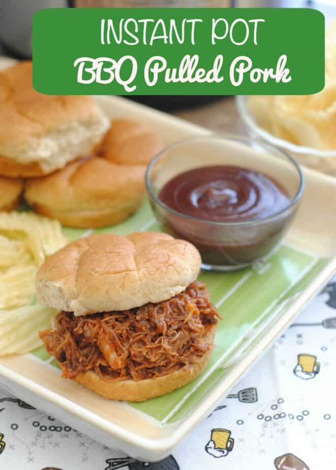 BBQ Instant Pot Pulled Pork Recipe This Mama Loves