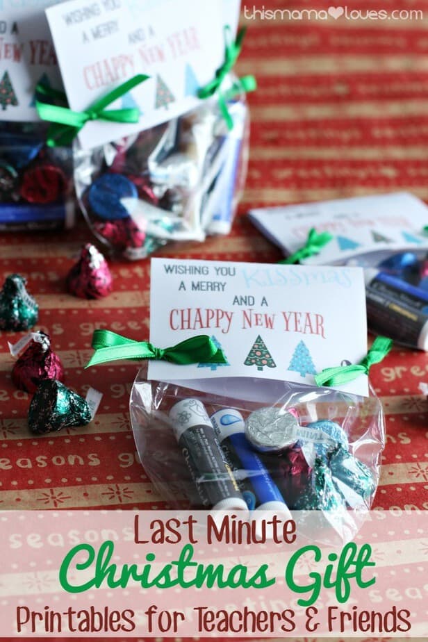 Last Minute Christmas Gift Printables for Teachers and Friends