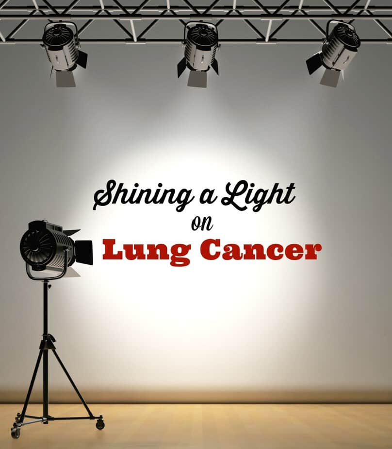 Shining a Light on Lung Cancer for both awareness and testing plus treatment options available