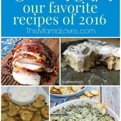Delicious Dishes Recipe Party: 2016 Favorites