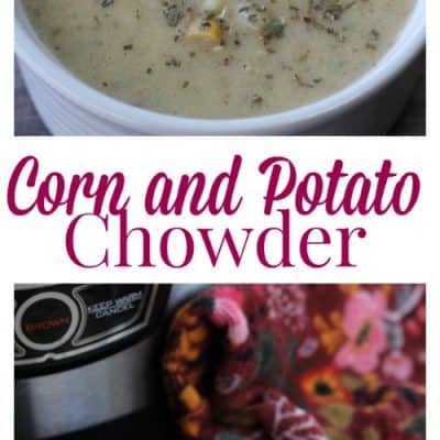 Pressure Cooker Potato & Corn Chowder