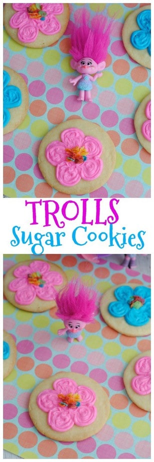 Trolls Sugar Cookie Recipe | This Mama Loves