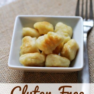 Homemade Gluten Free Gnocchi