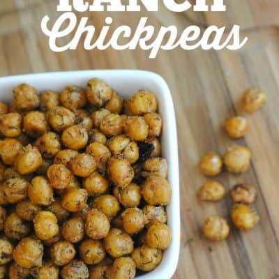 Roasted Ranch Chickpeas Recipe from This Mama Loves