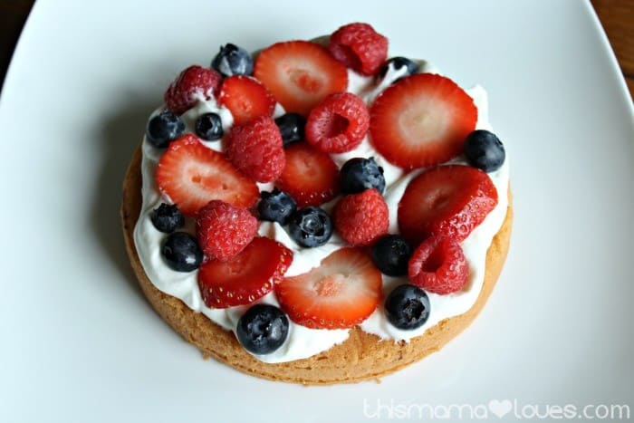 Patriotic Triple Berry Layer Cake