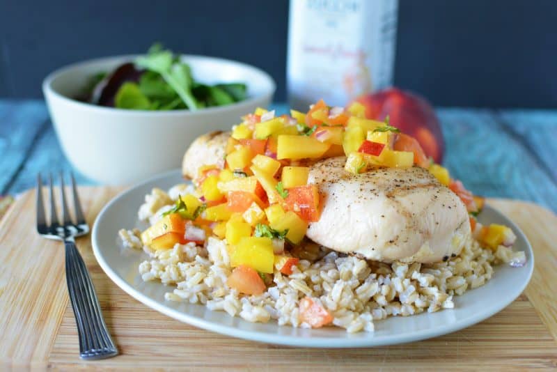 Peach Mango Grilled Chicken