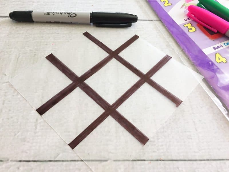 How to make a shrinky dinks game - tic tac toe