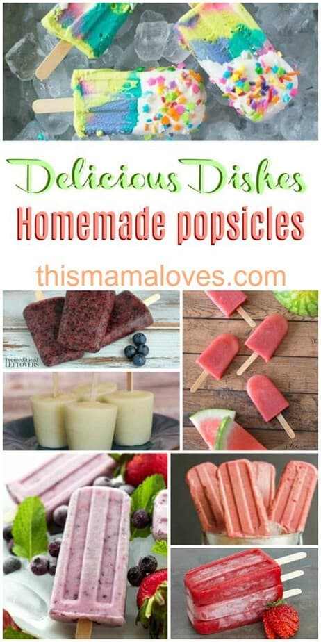 Awesome Homemade Popsicle Recipes for Summer Delicious Dishes Recipe Party Vert