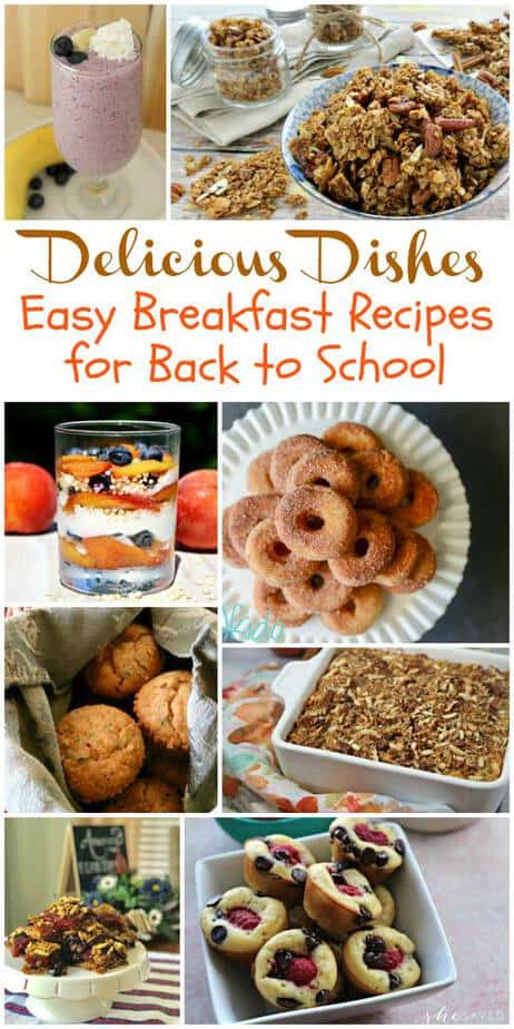 Easy Recipes for Back to School Delicious Dishes Party 