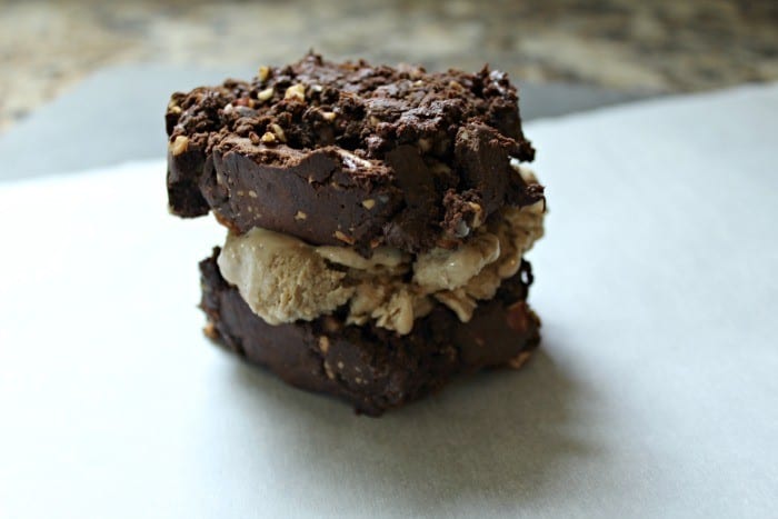 Double Chocolate Almond Biscotti to go with our Cappuccino Gelato