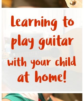 Learn guitar with your child without leaving your home!