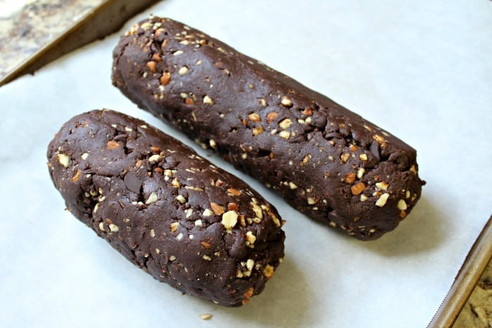 Double Chocolate Almond Biscotti to go with our Cappuccino Gelato