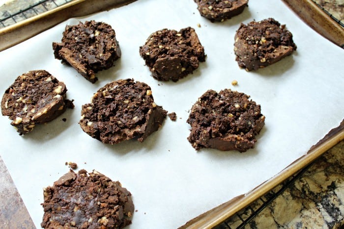 Double Chocolate Almond Biscotti to go with our Cappuccino Gelato