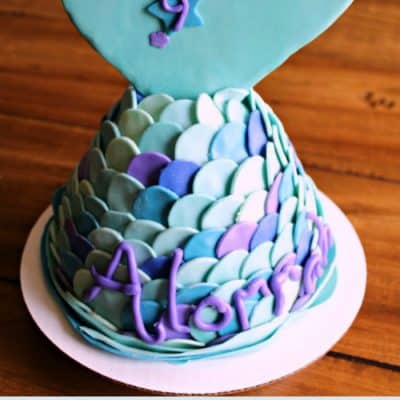 How to Make a Mermaid Tail Cake