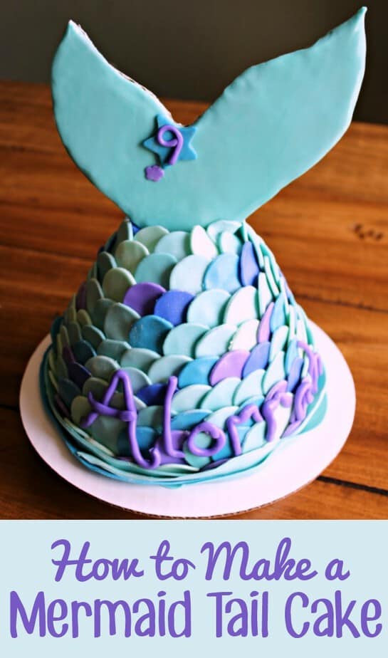 How to Make a Mermaid Tail Cake