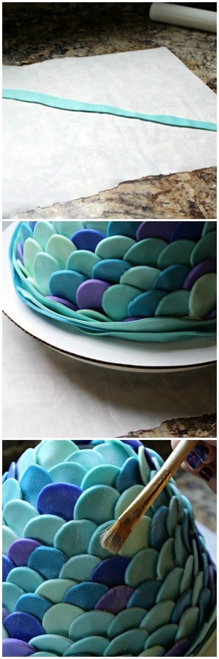 How to Make a Mermaid Tail Cake