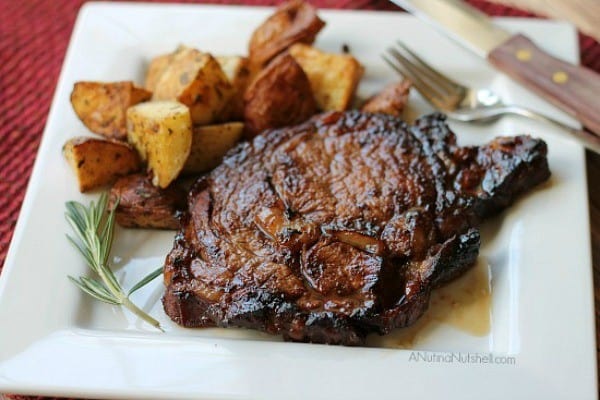 Grilled Ribeyes from Eat Move Make