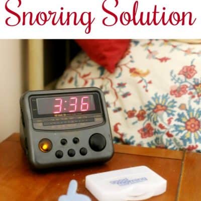 Marriage Saver? Non invasive snoring solution that works