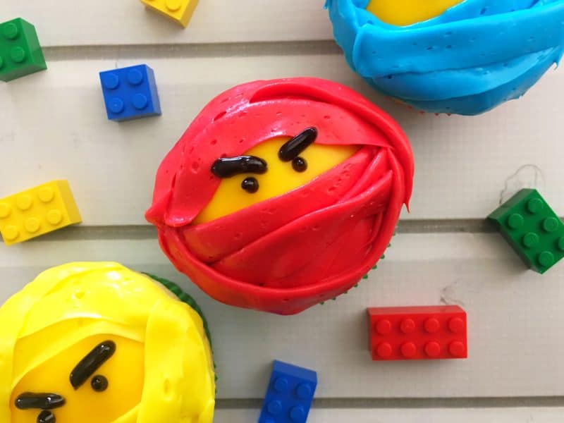 Easy Lego Ninjago Movie Cupcakes 1