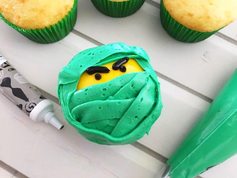 Easy Lego Ninjago Movie Cupcakes 10