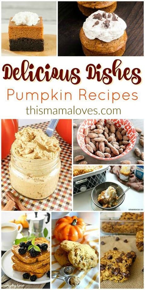 Pumpkin Recipes Just in Time for Fall Delicious Dishes Recipe Party This Mama Loves