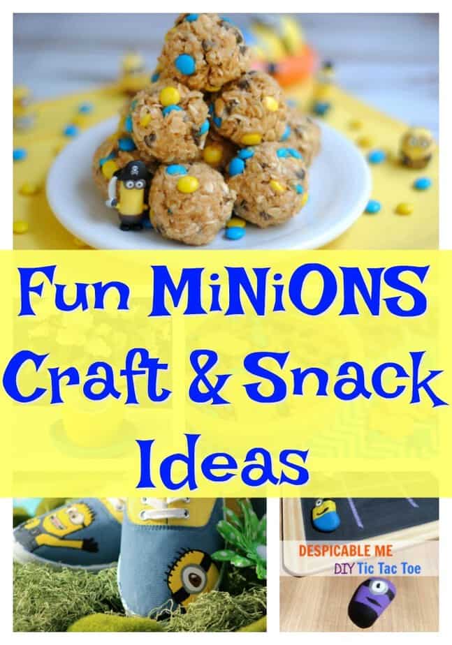Fun Minions Craft and Snack Ideas- DIY Minions - DIY Despicable Me- DIY Agnes Costume #DespicableMe3 #DM3Family
