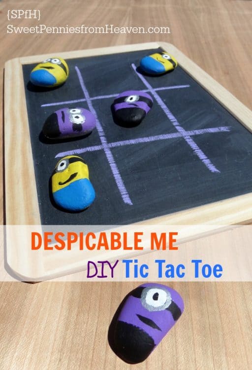 Despicable Me DIY Tic Tac Toe Game Sweet Pennies from Heaven