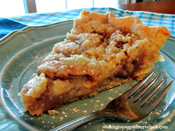 Apple Crumb Pie TWO from Walking on Sunshine Recipes