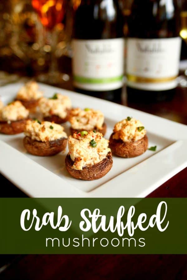 Crab Stuffed Mushrooms from Jordan's Easy Entertaining