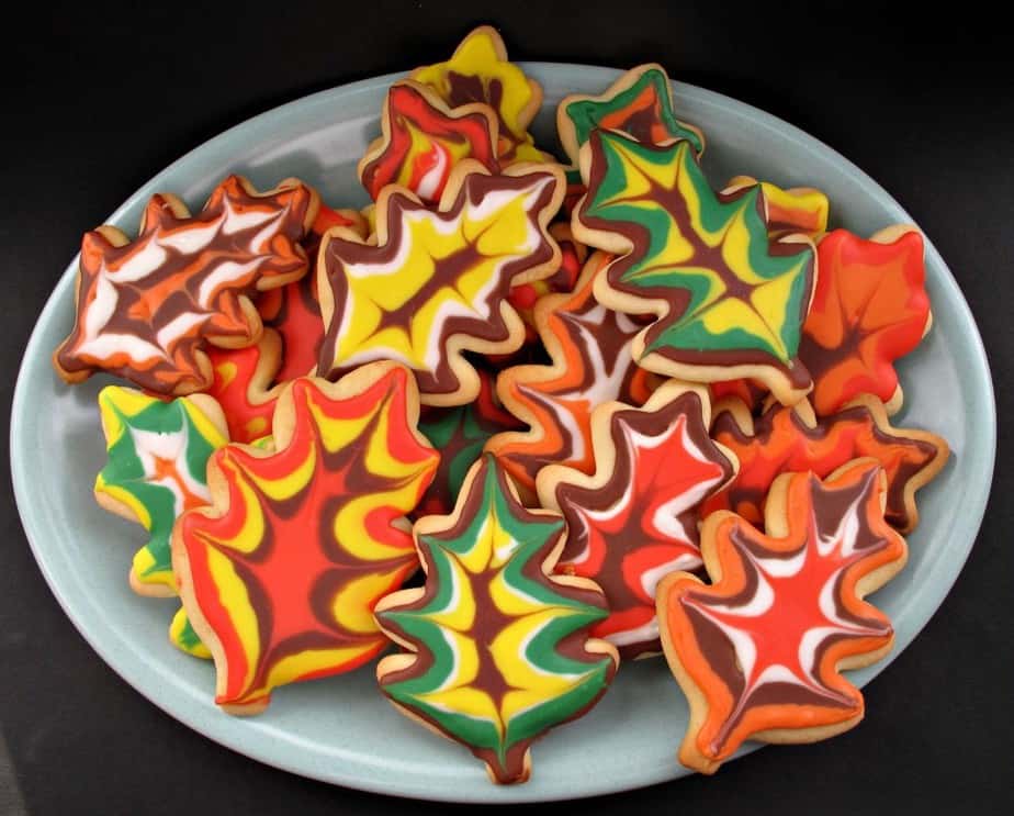 Decorated Thanksgiving Sugar Cookies from The Monday Box