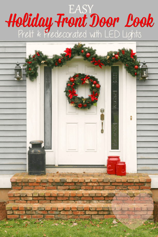 Easy Holiday Front Door Look from This Mama Loves