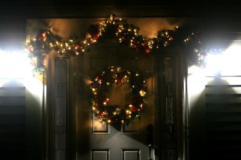 Prelit decorated wreath from BJS Wholesale Club
