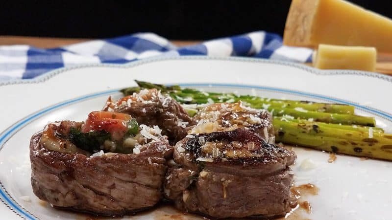 Melt in your mouth stuffed flank steak recipe