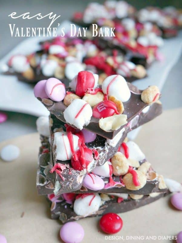 Easy Valentine's Day Bark from Taryn Whiteaker