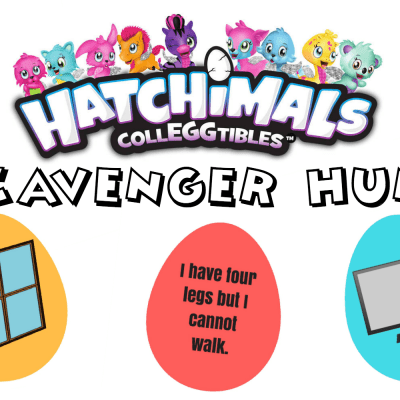 Printable Easter Egg Hunt with Hatchimals CollEGGtibles