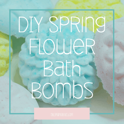 DIY Spring Flower Bath Bombs