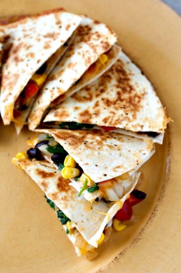 Loaded Southwest Quesadillas Recipe from A Mom’s Take