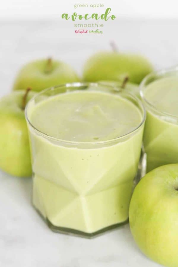 Green Apple Avocado Green Smoothie from Simply Blended Smoothies