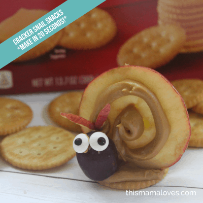 How to make cute Snail Snacks {with Video}