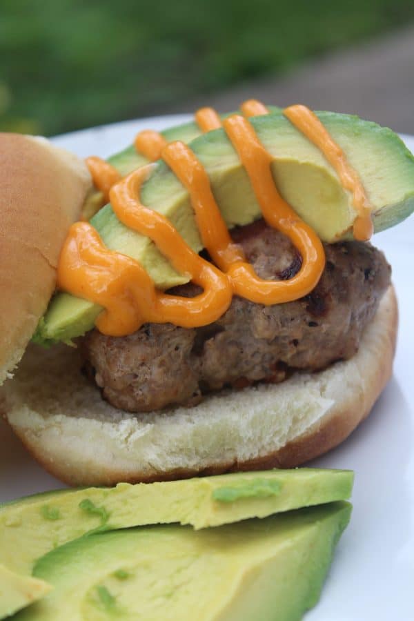 Spicy Turkey Avocado Burger